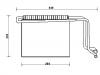 蒸发器 Air Conditioner Evaporator:002 830 34 58